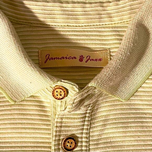 Jamaica Jaxx XXL -merangue/lime men’s shirt - Picture 1 of 6